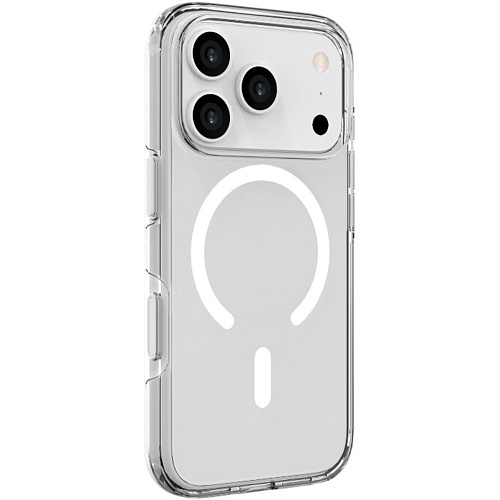 Чехол iLera ClearShell Camera Button with MagSafe для Apple iPhone 17 Pro Max Transparent (ILHsCLCaB17PrMx)
