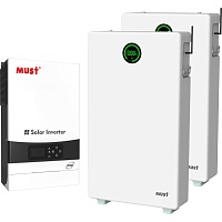 Система зберігання енергії Must PH19-6048 EXP 48V + 2 АКБ LP28-48200 20.4Wh (51.2V/200Ah/10240Wh) - придбати в Дніпрі, Україні: ціна, характеристики | інтернет-магазин TOUCH