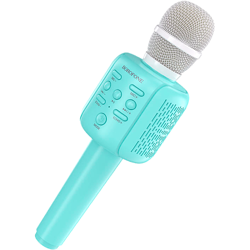 Микрофон с караоке Borofone BF1 Rhyme Turquoise