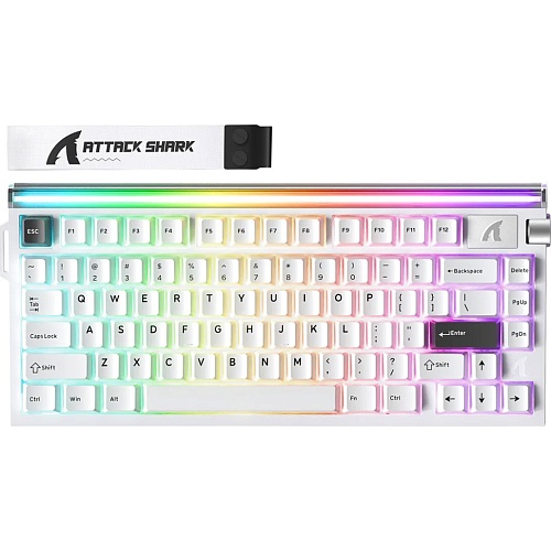 Клавіатура Attack Shark R85 RGB HE Magnetic Purple Mandrel Switches Starry White (AS-6972792472522-SW-UA) - придбати в Дніпрі, Україні: ціна, характеристики | інтернет-магазин TOUCH