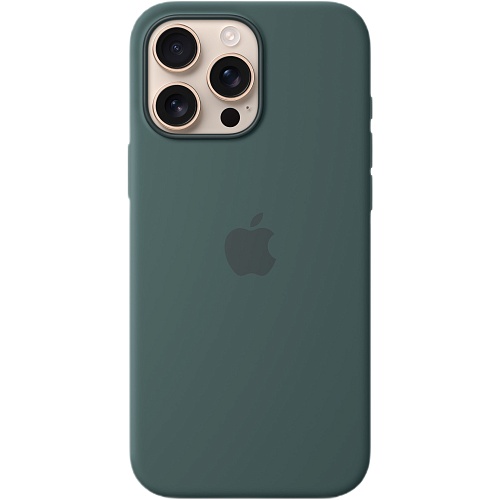 Чехол Apple Silicone Case with MagSafe для iPhone 16 Pro Max Lake Green (MA7V4ZM/A)