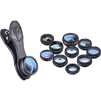 Набір об'єктивів для смартфона Apexel 10 in 1 Phone Lens Kit (APL-DG10) - придбати в Дніпрі, Україні: ціна, характеристики | інтернет-магазин TOUCH