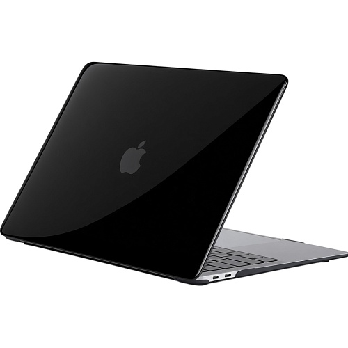 Пластиковая накладка (верх и низ) HardShell Crystal Case для Apple MacBook Neo 13'' A3404 2026 Black
