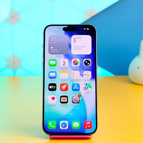 Смартфон Apple iPhone 15 Pro Max 256GB Natural Titanium (MU793) Б/У