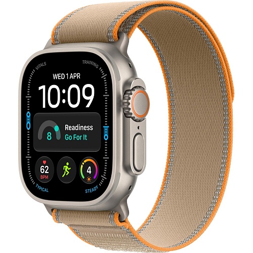 Смарт-часы Apple Watch Ultra 4 49mm Natural Titanium Case with Sand Trail Loop M/L (MJAQ4)