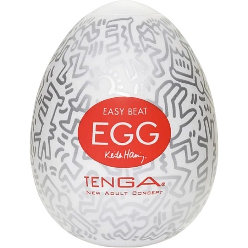 Мастурбатор Tenga Keith Haring Egg Party (SO1650)