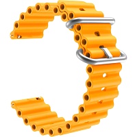 Универсальный ремешок для смарт-часов Ocean Band 22mm Orange