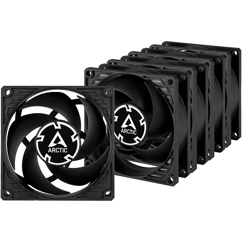 Комплект корпусных вентиляторов Arctic P8 Silent 5-Pack Black (ACFAN00301A)