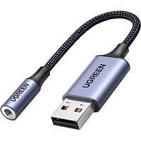 Звуковая карта Ugreen CM477 Dark Gray (30757)