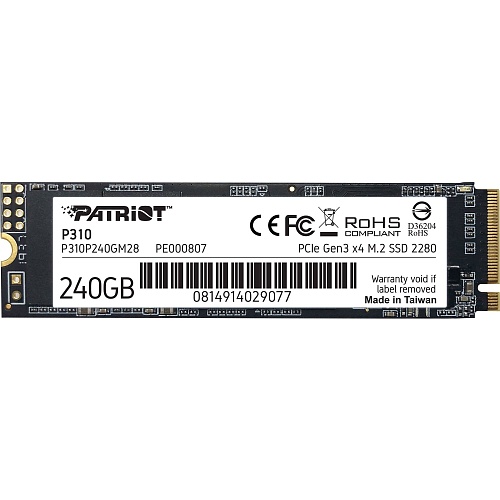 SSD накопитель Patriot P310 240GB (P310P240GM28)