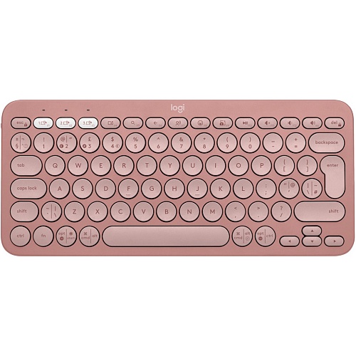 Клавіатура Logitech K380s Pebble Keys 2 Bluetooth Rose (920-011853) - придбати в Дніпрі, Україні: ціна, характеристики | інтернет-магазин TOUCH