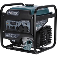 Инверторный газово-бензиновый генератор Konner&Sohnen KS 4500iG 4.2/4.5 кВт