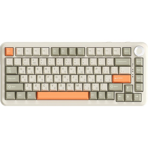 Клавіатура Ajazz AK820 MAX Flying Fish Switch Retro Colour (AK820MAX-FF-R)  - придбати в Дніпрі, Україні: ціна, характеристики | інтернет-магазин TOUCH