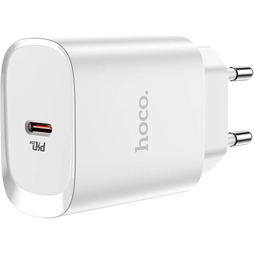Мережевий зарядний пристрій Hoco N14 PD 20w White (745026) - придбати в Дніпрі, Україні: ціна, характеристики | інтернет-магазин TOUCH