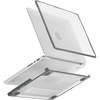 Пластиковая накладка (верх и низ) DK HardShell Case для Apple MacBook Pro 14" M1-M6 (2021-2026) Gray