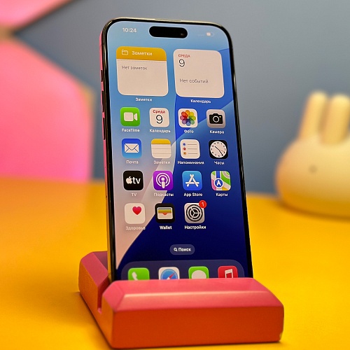 Смартфон Apple iPhone 15 Pro 256GB Black Titanium (2696) Б/У
