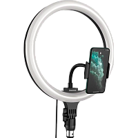 Кільцева LED лампа Baseus Live Stream Holder-floor Stand Black 30см (CRZB12-B01) - придбати в Дніпрі, Україні: ціна, характеристики | інтернет-магазин TOUCH