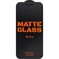 Захисне скло Mango Matte Full Cover Glass для Apple iPhone 18 Pro Black
