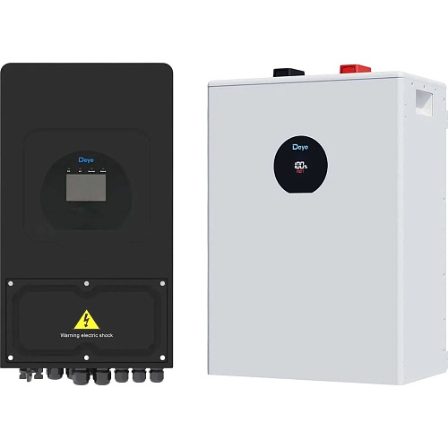 Система хранения энергии Deye SUN-6K-SG03 Black 6kW + АКБ SE-F12-C 11.8kWh (51.2V/230Ah/11800Wh)