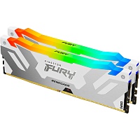 Модуль памяти DDR5 Kingston FURY Renegade RGB 2x24GB 8000MHz White/Silver (KF580C38RWAK2-48)