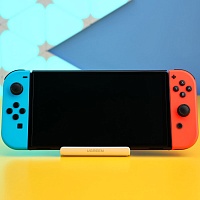Портативна ігрова консоль Nintendo Switch OLED with Neon Blue and Neon Red Joy-Con (045496453442) Б/У - придбати в Дніпрі, Україні: ціна, характеристики | інтернет-магазин TOUCH