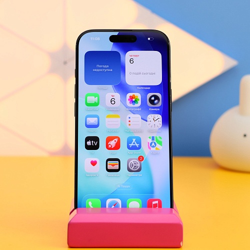 Смартфон Apple iPhone 16 Pro 128GB Black Titanium eSim (1915) Б/У