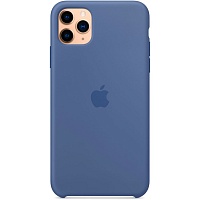 Чохол Silicone Case для Apple iPhone 11 Pro Max (Linen Blue) ААА