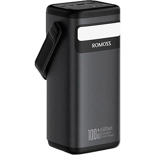 Зовнішній акумулятор Romoss PMT60 60000mAh 100W Black (PMT60-1D2-2133H) - придбати в Дніпрі, Україні: ціна, характеристики | інтернет-магазин TOUCH