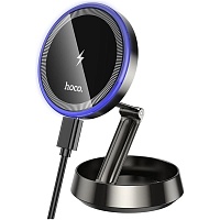 Автотримач із бездротовою зарядкою Hoco HW33 Black (647946) - придбати в Дніпрі, Україні: ціна, характеристики | інтернет-магазин TOUCH