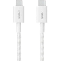 Кабель CUKTECH CTC315P USB-C to USB-C Braided 60W 1.5m White (CKCTC315PCHW) - придбати в Дніпрі, Україні: ціна, характеристики | інтернет-магазин TOUCH