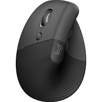 Миша Logitech Lift Left Vertical Ergonomic Wireless/Bluetooth Graphite (910-006474) - придбати в Дніпрі, Україні: ціна, характеристики | інтернет-магазин TOUCH