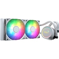 Система водяного охлаждения Aerocool Abyss L240R White (ACLA-AB24117.21)