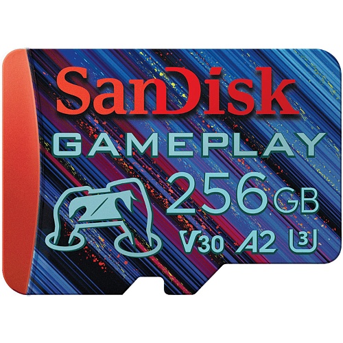 Карта памяти SanDisk microSDXC GamePlay 256GB UHS-I U3 A2 V30 (SDSQXAV-256G-GN6XN)