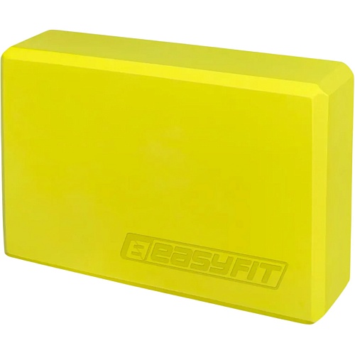 Блок для йоги EasyFit EVA Yellow (EF-1818-Y) - придбати в Дніпрі, Україні: ціна, характеристики | інтернет-магазин TOUCH