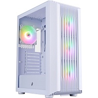 Корпус 1stPlayer H6-WH-4F7-W White