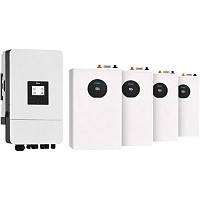 Система хранения энергии Deye SUN-8K-SG05LP3-EU-SM2 8kW + 4 АКБ SE-F5 Pro-С 20.4 kWh (51.2V/100Ah/5120Wh)
