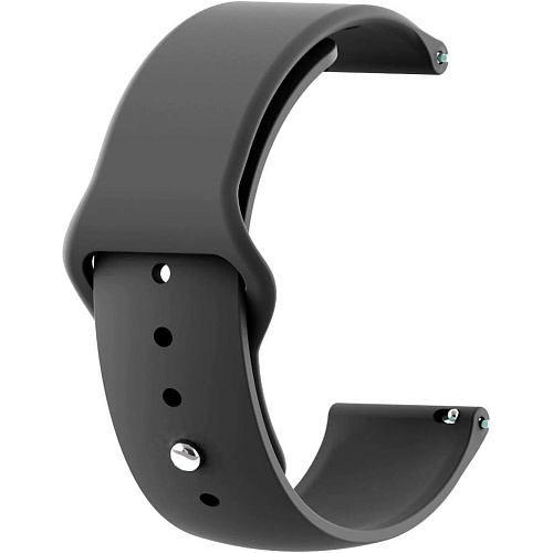 Универсальный ремешок DK Silicone Band для Samsung Watch 22mm Dark Gray