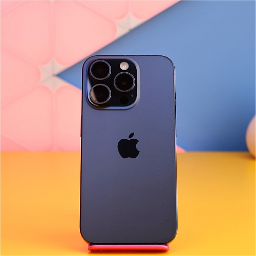 Смартфон Apple iPhone 15 Pro 128GB Blue Titanium (MTV03) Б/У