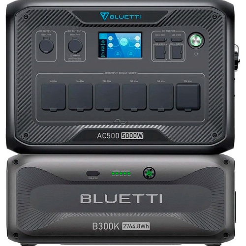Зарядна станція BLUETTI AC500 + B300K - придбати в Дніпрі, Україні: ціна, характеристики | інтернет-магазин TOUCH