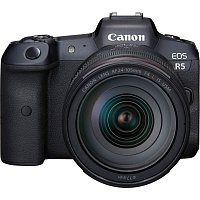 Беззеркальный фотоаппарат Canon EOS R5 Kit 24-105mm IS USM Black (4147C013) UA