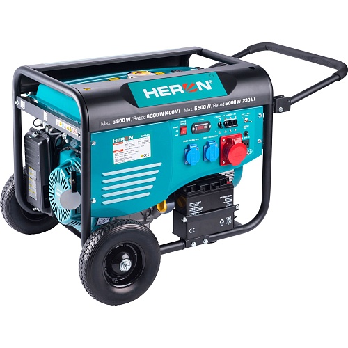 Генератор бензиновый Heron 15HP 6.3/6.8 кВт (8896420)