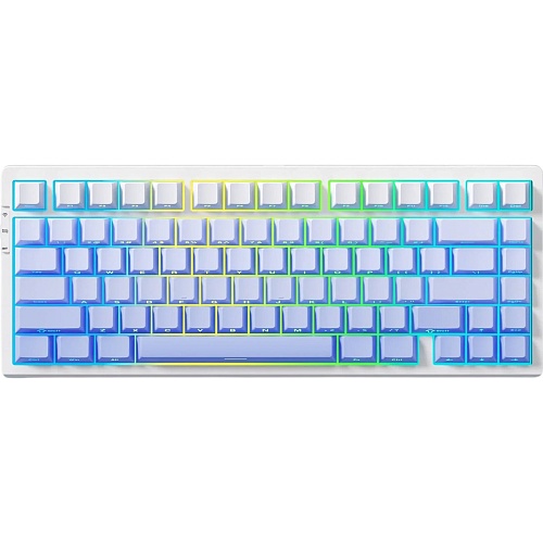 Клавиатура MCHOSE G75 Pro RGB Mechanical Matcha Latte Switch V2 Wireless Glacier Gradient (G75-14A)
