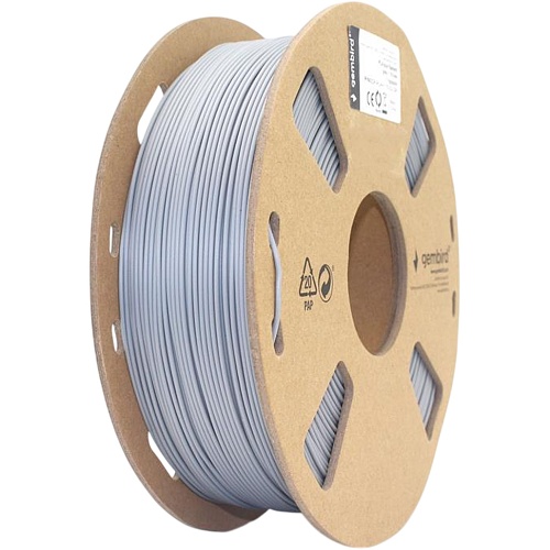 Филамент для 3D-принтеров Gembird PLA 1.75mm Grey (3DP-PLA1.75-01-GR)