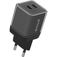 Мережевий зарядний пристрій Proove Pure GaN Max 67W Type-C + Type-C Black (WCPU67022201) - придбати в Дніпрі, Україні: ціна, характеристики | інтернет-магазин TOUCH