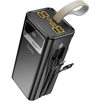 Внешний аккумулятор Hoco DB58A Plentiful 40000mAh 22.5W Black