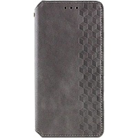 Чехол-книжка GETMAN Cubic Cover Case для Redmi 13C / Poco C65 Grey