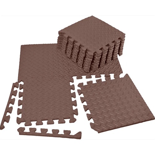 Спортивний мат EasyFit 8 шт Brown (EF-1950-30-BN) - придбати в Дніпрі, Україні: ціна, характеристики | інтернет-магазин TOUCH