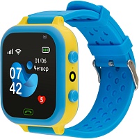 Детские смарт-часы AmiGo GO009 GLORY Camera + LED Blue/Yellow