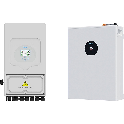 Система зберігання енергії Deye SUN-5K-SG05 5kW + АКБ SE-F5 Pro-С 5.1kWh (51.2V/100Ah/5120Wh) - придбати в Дніпрі, Україні: ціна, характеристики | інтернет-магазин TOUCH