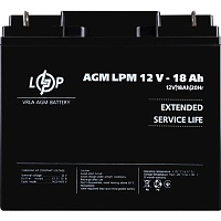 Аккумулятор LogicPower AGM 12V (12V/18Ah/216Wh) (4133)